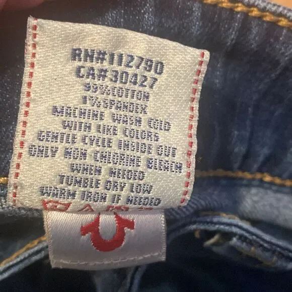 Size 29 True Religion Skinny Jeans - Picture 5 of 5